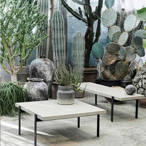 Pot Kanji 22 noir gris ciment - Muubs