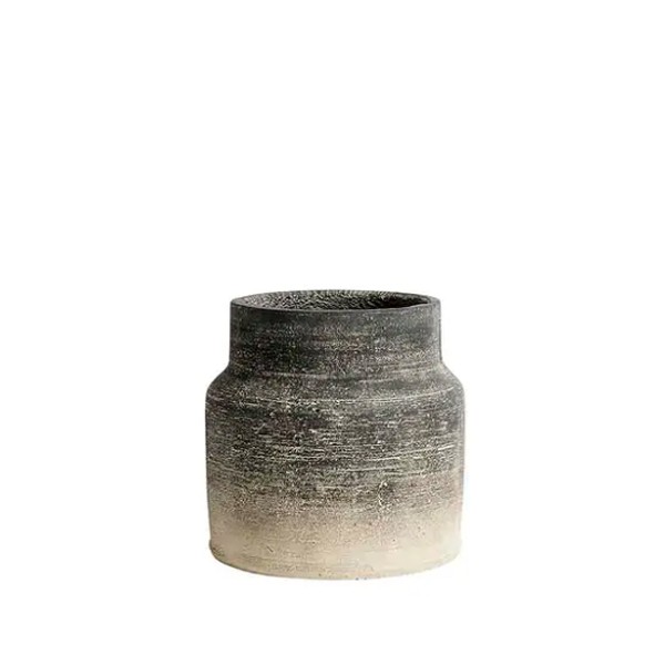 Pot Kanji 22 noir gris ciment - Muubs
