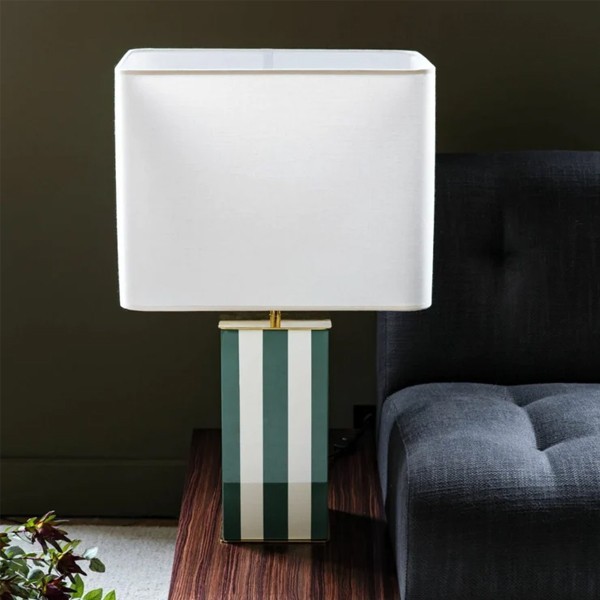 Elysée ivory jade lamp 71 cm Lacquered wood & fabric - RED Edition