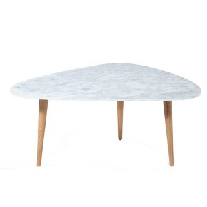 Small 50's Coffee Table S Marble - Red Edition
