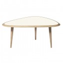 Small 50's Coffee Table S Oak - Red Edition