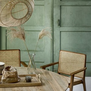 Nova Teak and Rattan Chair X2 - Raw Materials