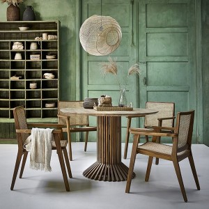 Nova Teak and Rattan Chair X2 - Raw Materials