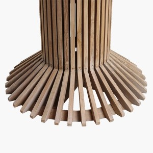 Eiffel table Ø120 cm Teak - Raw Materials
