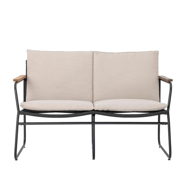 Hampton Sofa Black Metal - Bloomingville