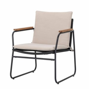 Hampton Fauteuil Noir Métal X2 - Bloomingville