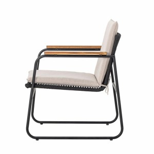 Hampton Fauteuil Noir Métal X2 - Bloomingville