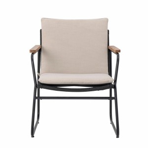 Hampton Armchair Black Metal X2 - Bloomingville