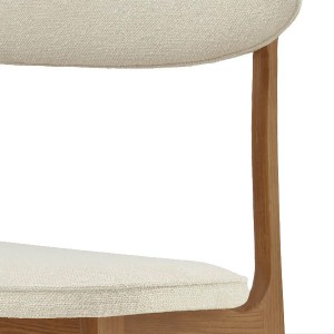 Banc frêne tissu crème - 366 Concept
