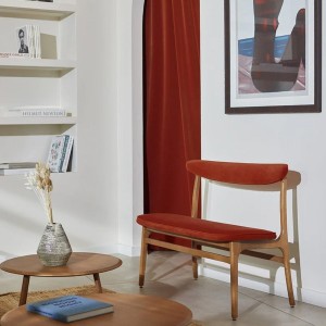 Ash bench in Mustard fabric - 366 Concept