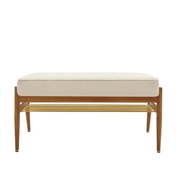 Fox bench in beige curly ash - 366 Concept