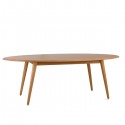 Eiffel table Ø140 cm Teak - Raw Materials