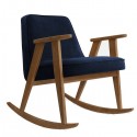 fauteuil à bascule 366 Velvet vert bouteille - 366 Concept