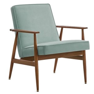 Fauteuil fox Shine Velvet menthe - 366 Concept