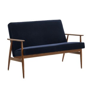 Canapé fox Shine Velvet indigo - 366 Concept