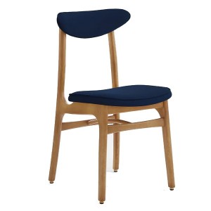 Chaise 200-190 Frêne Velvet indigo X2 - 366 Concept