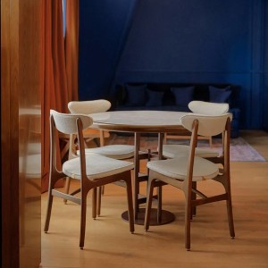 Chaise 200-190 Boucle Crème X2 - 366 Concept