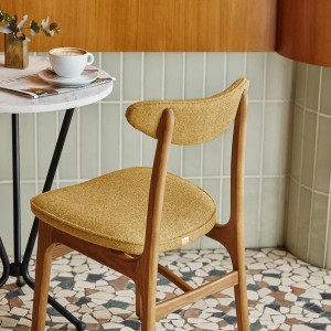 Chaise 200-190 Boucle moutarde X2 - 366 Concept