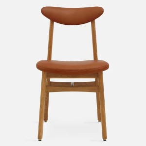 Chaise 200-190 Marron en Cuir Naturel Cognac X2 - 366 Concept