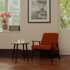 Fox metal armchair Red Sierra Buckle - 366 Concept