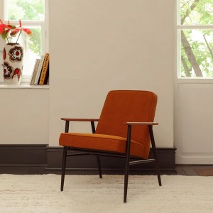 Fox metal armchair Red Sierra Buckle - 366 Concept