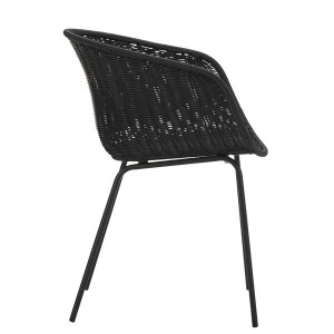 Hapur metal armchair Black - House Doctor