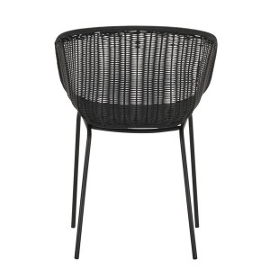 Fauteuil Hapur métal Noir - House Doctor