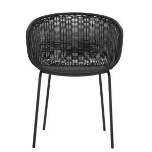 Hapur metal armchair Black - House Doctor