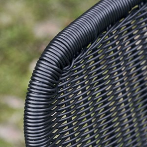 Chaise Hapur métal Noir X2 - House Doctor