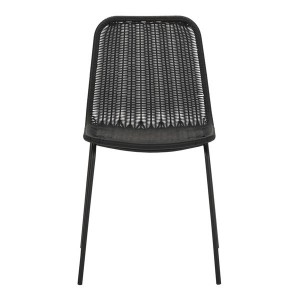 copy of Fauteuil Hapur métal Noir X2 - House Doctor