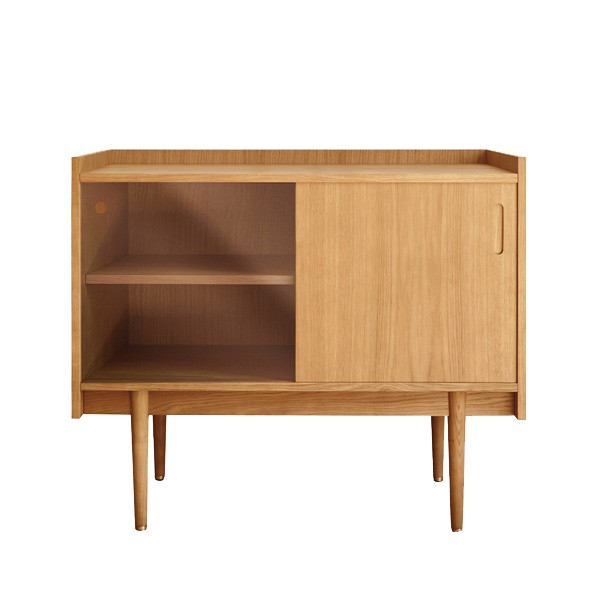 Small sideboard 1050 oak and glass - 366 Concept