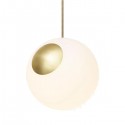 Suspension blanche en verre soufflé Bright Breeze - Nordic Tales
