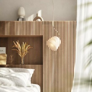 Suspension blanche en verre soufflé Bright Breeze - Nordic Tales