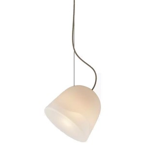 Suspension blanche en verre soufflé Bright Breeze - Nordic Tales