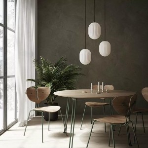 Suspension ovale blanche Modeco Plus - Nordic Tales