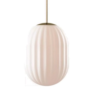 Suspension ovale blanche Modeco Plus - Nordic Tales