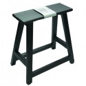 Banc Rectangle Noir en bois recyclé de chez Original Home