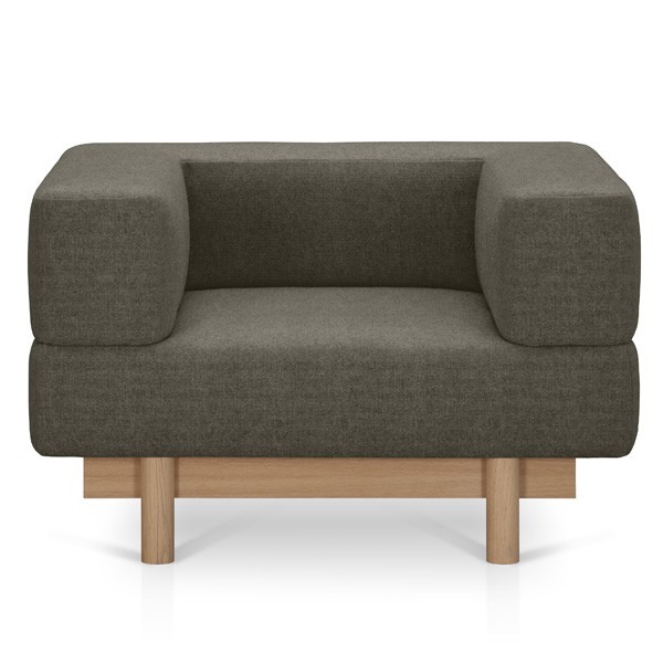 EMKO armchair: Timeless elegance and exceptional comfort for your relaxation space.- gray