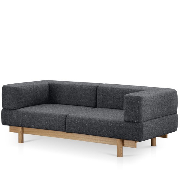 Alchemist Sofa 2-seater dark gray - EMKO