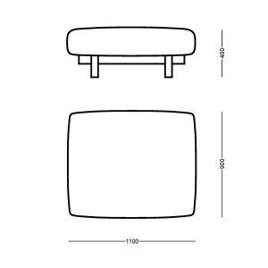 Alchemist Pouf sky blue - EMKO
