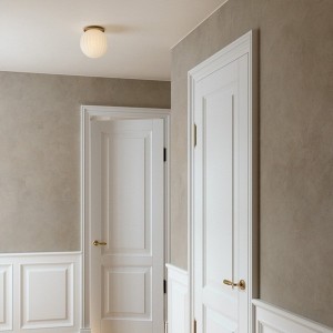 White Glass Wall Light Modeco - Nordic Tales