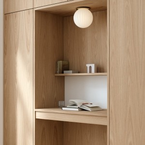 Applique murale Modeco en verre blanche - Nordic Tales