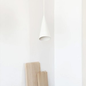 Suspension Ceramic Narrow Blanche - Moebe