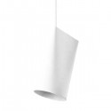 Modeco white glass pendant light 20 cm - Nordic Tales