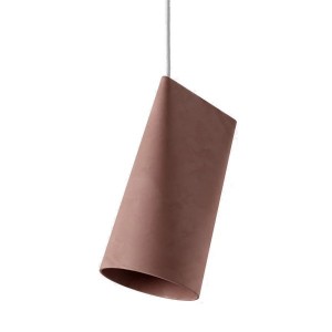 Ceramic Narrow Terracotta Pendant Lamp - Moebe