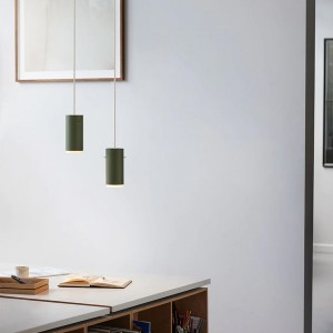 Brushed Aluminum Suspension Green S - MOEBE