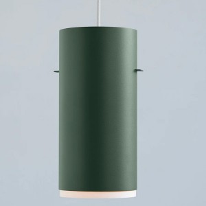 Suspension Aluminium brossé Vert L - MOEBE