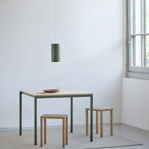 Brushed Aluminum Suspension Green L - MOEBE