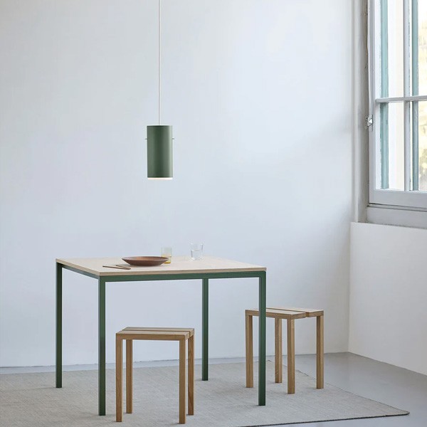 Brushed Aluminum Suspension Green L - MOEBE