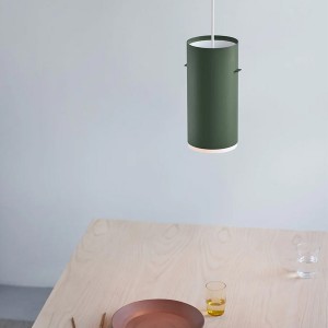 Brushed Aluminum Suspension Green L - MOEBE